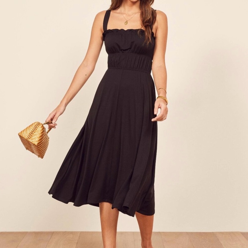 Reformation Black Dress